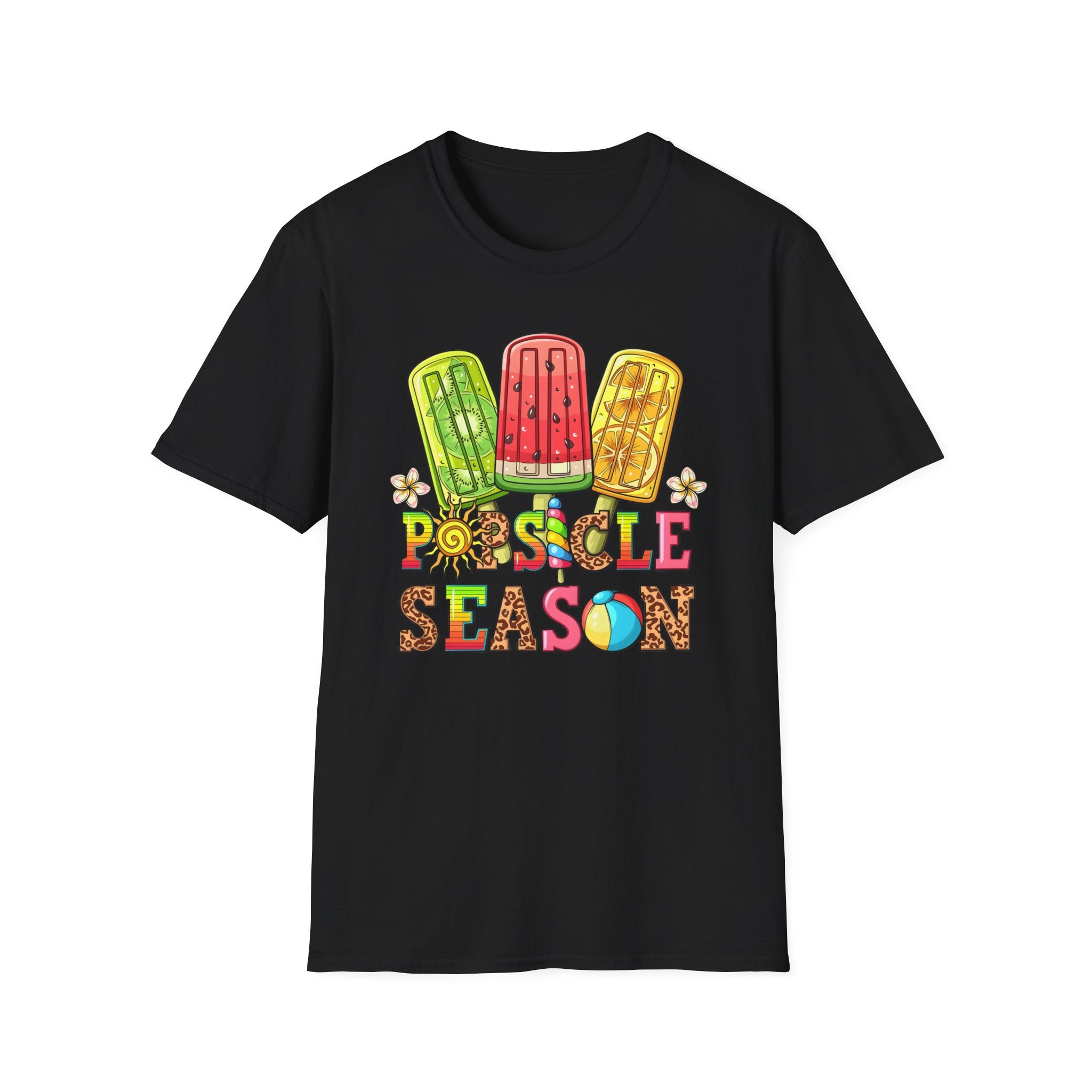 Popsicle Season T‑Shirt — Colorful Summer Popsicle Graphic Tee