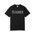 Teacher Checkerboard Graphic Tee — Fun Back-to-School Gift for Educators