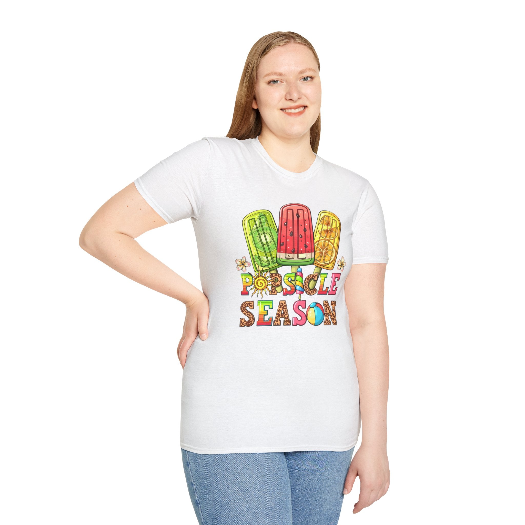 Popsicle Season T‑Shirt — Colorful Summer Popsicle Graphic Tee