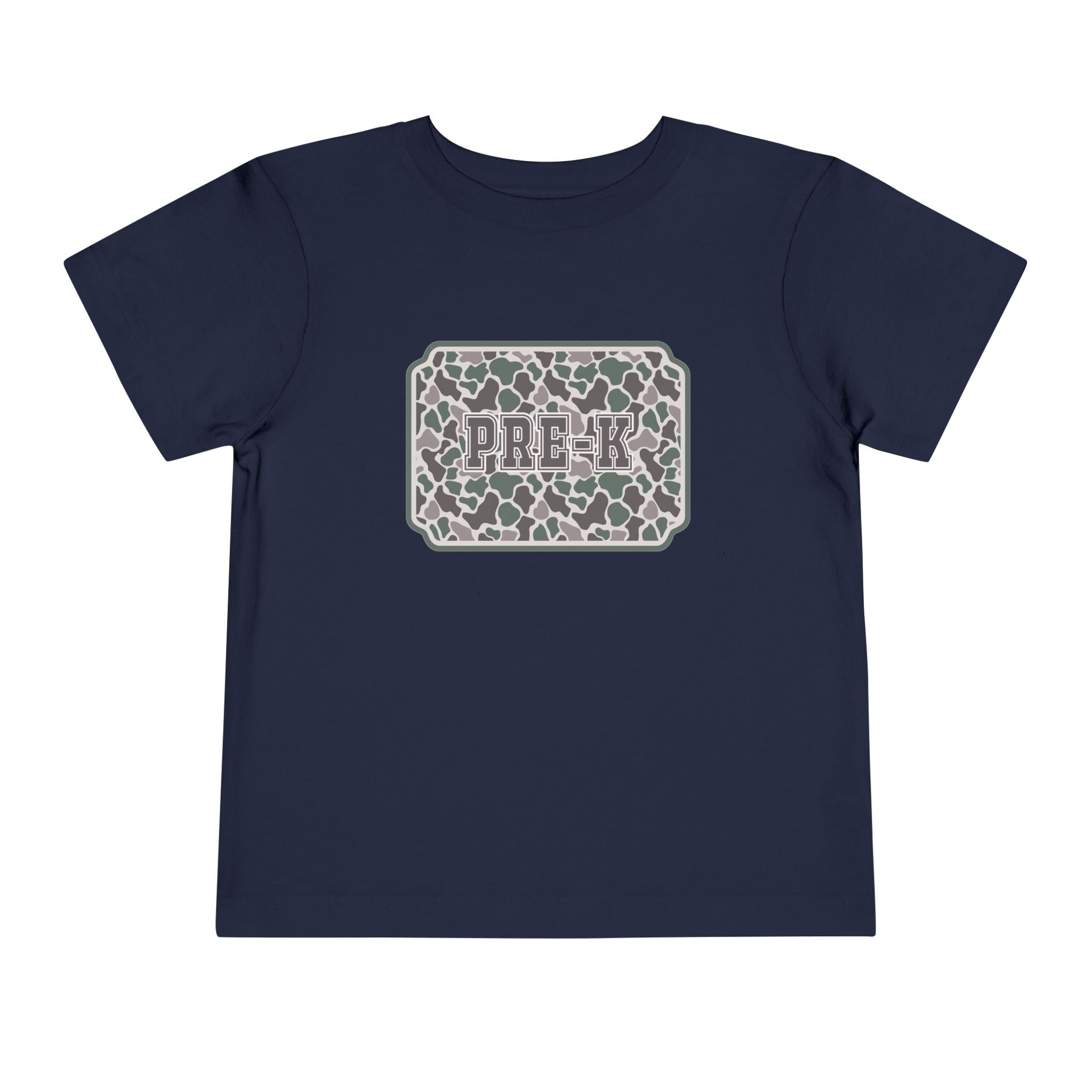 Toddler Tee — Camouflage Name Plate "PRE-k"