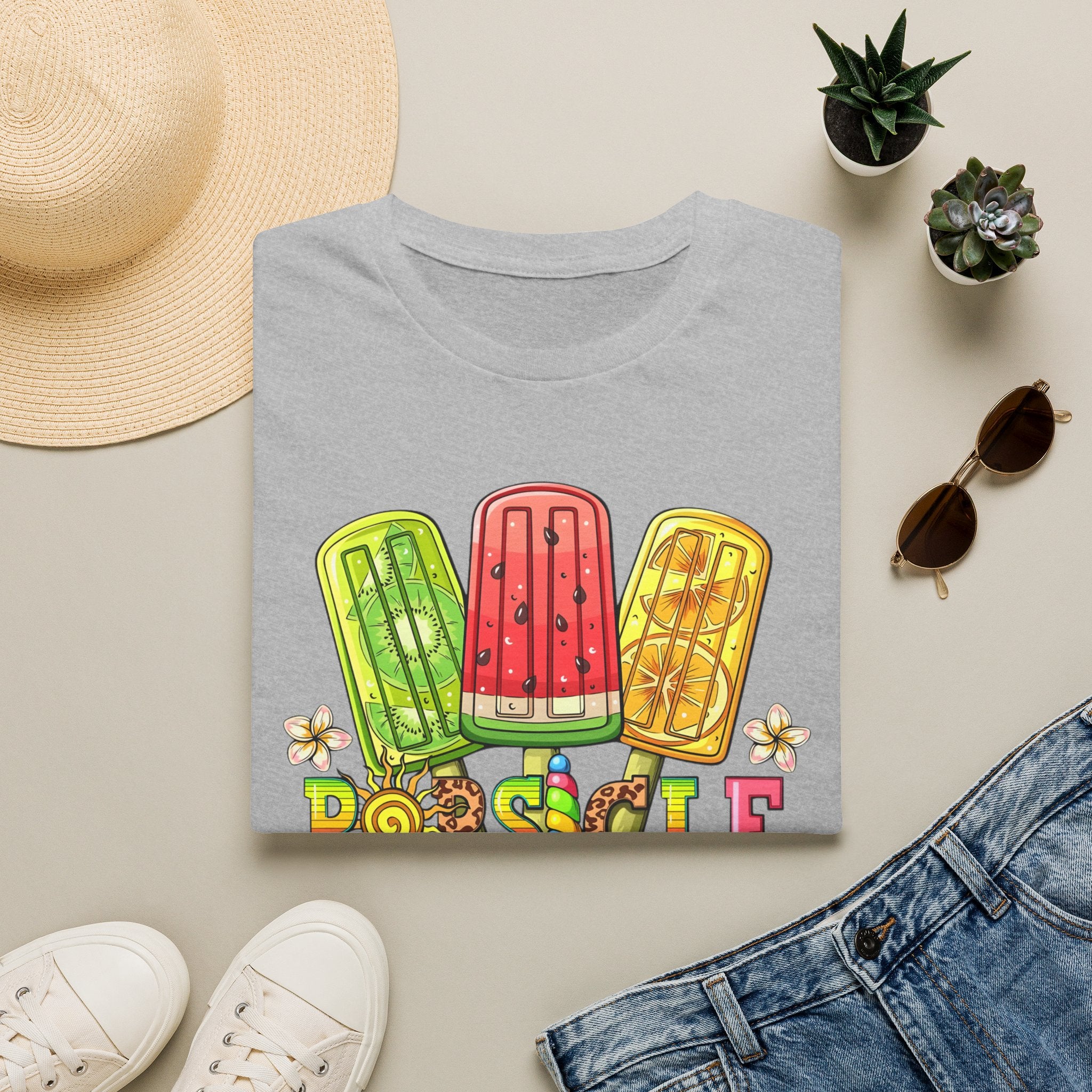 Popsicle Season T‑Shirt — Colorful Summer Popsicle Graphic Tee