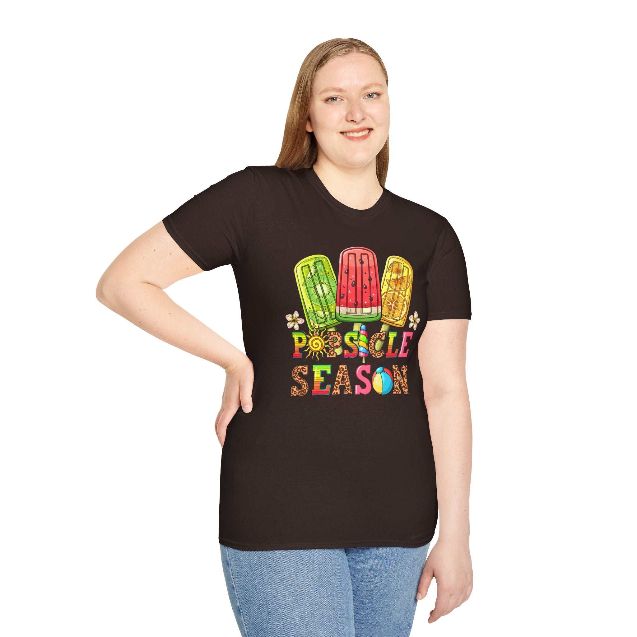 Popsicle Season T‑Shirt — Colorful Summer Popsicle Graphic Tee