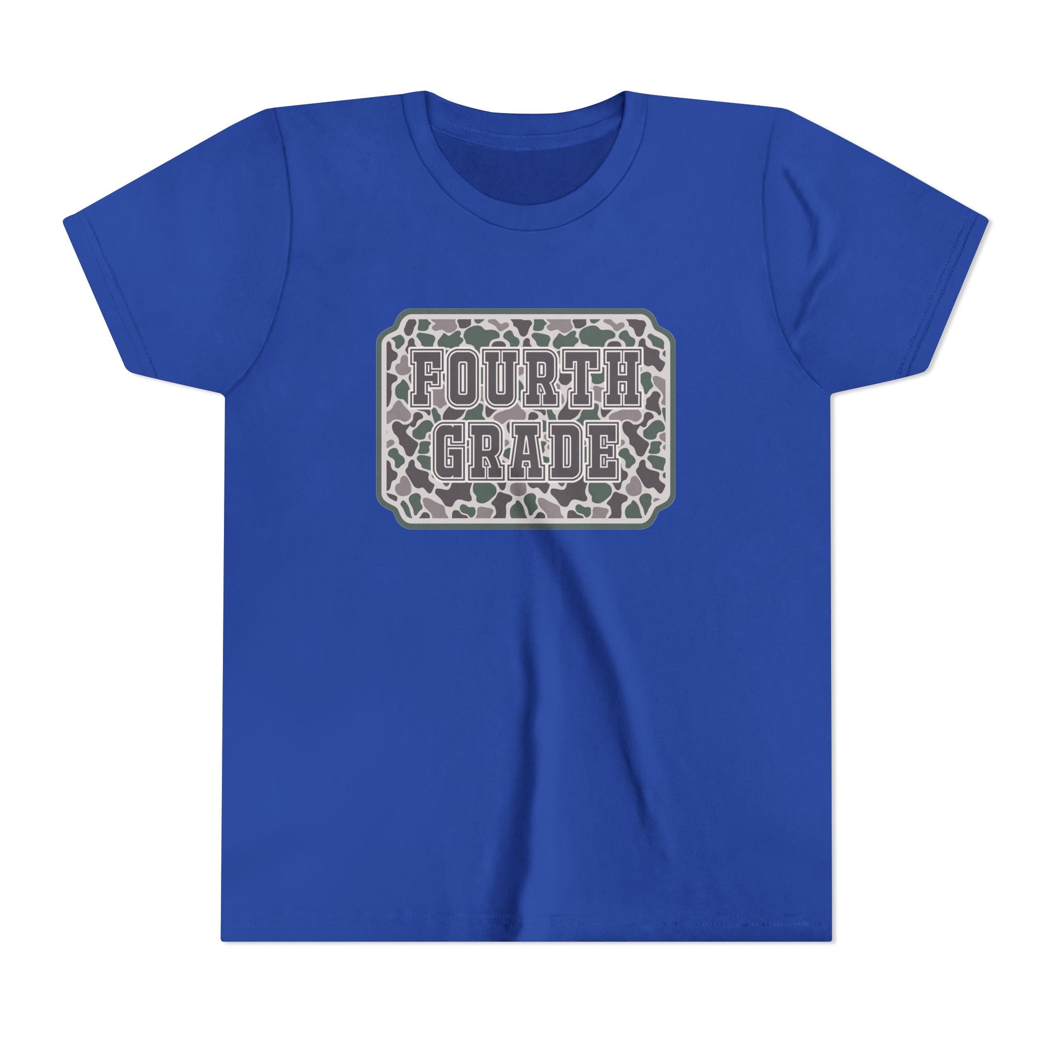 Fourth Grade Camouflage Youth Tee