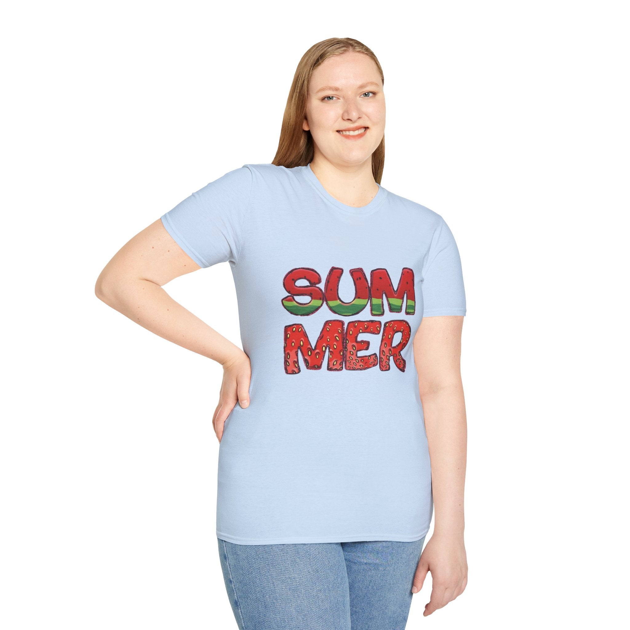 Summer Watermelon T-Shirt — Retro Fruity "SUMMER" Graphic Tee