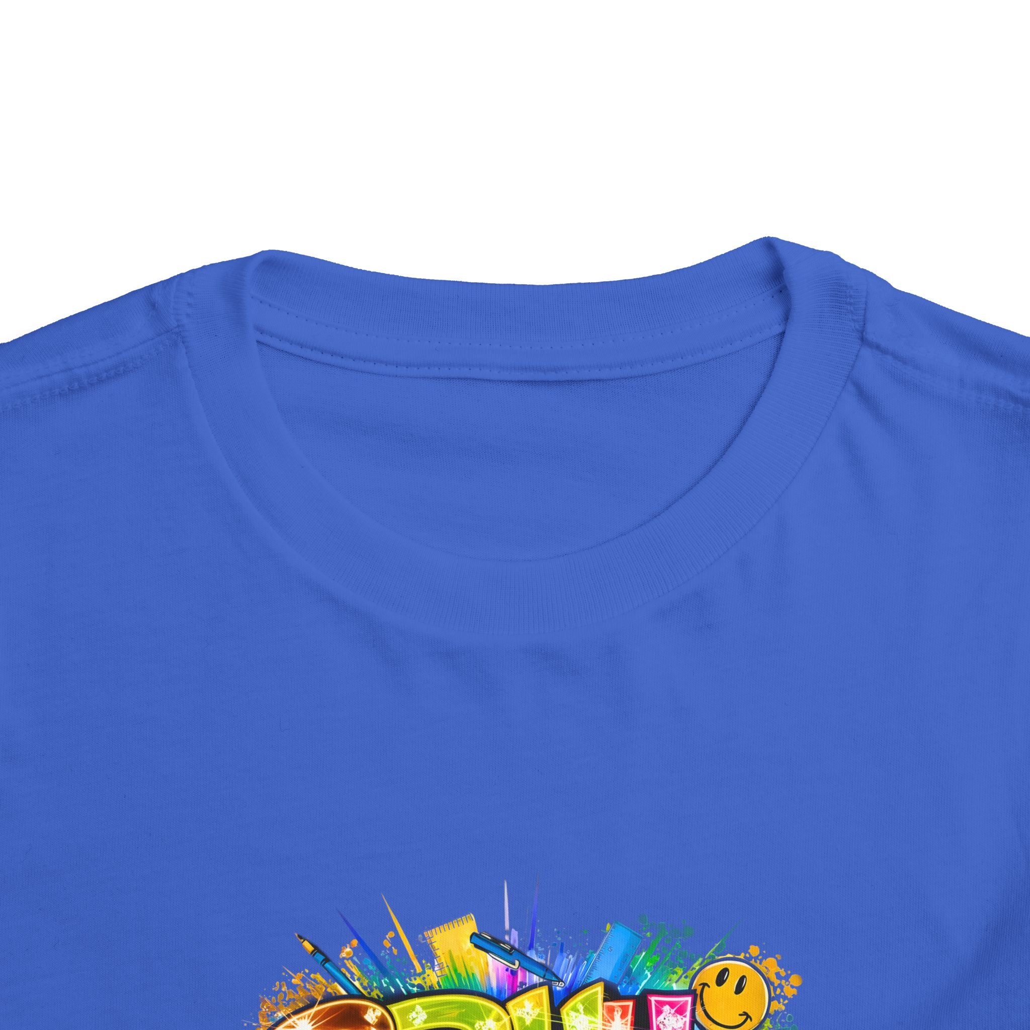 Toddler Tee — Colorful "Bruh We Are Back" Graphic Shirt