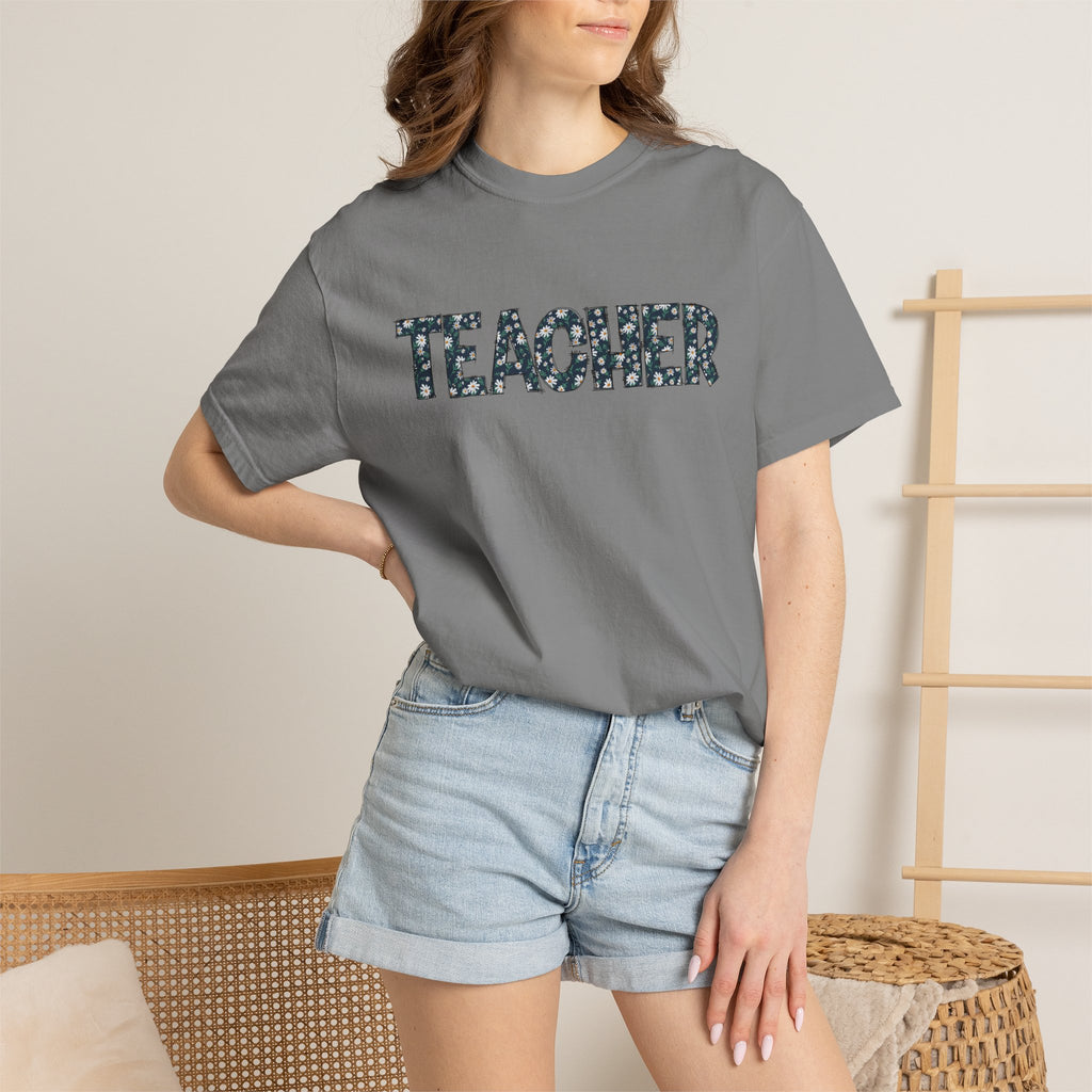 Teacher Camouflage Print T-Shirt