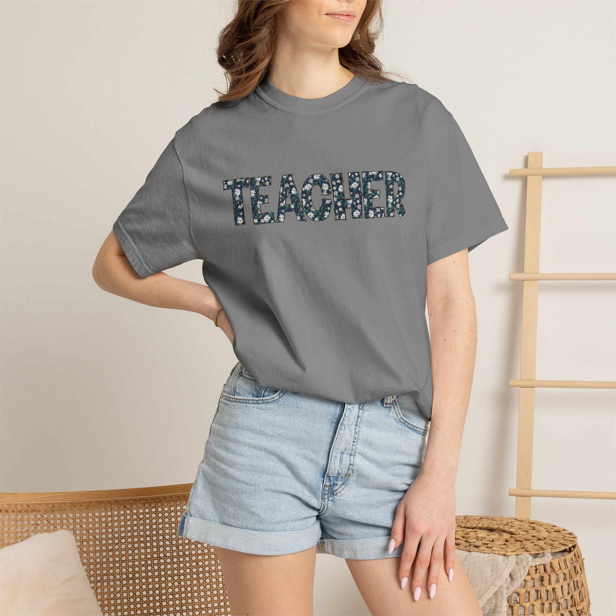 Teacher Camouflage Print T-Shirt