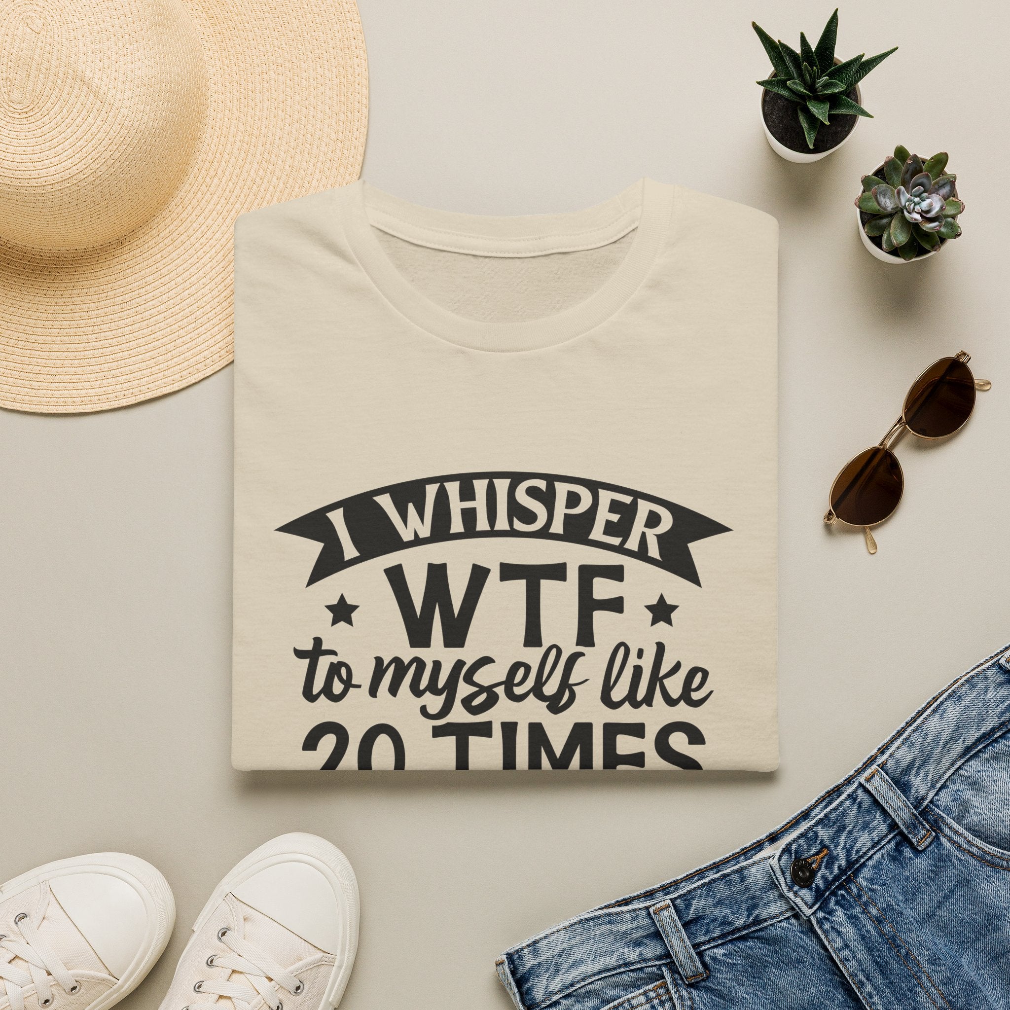 WTF To Myself T-Shirt — Funny Everyday Sarcastic Graphic Tee