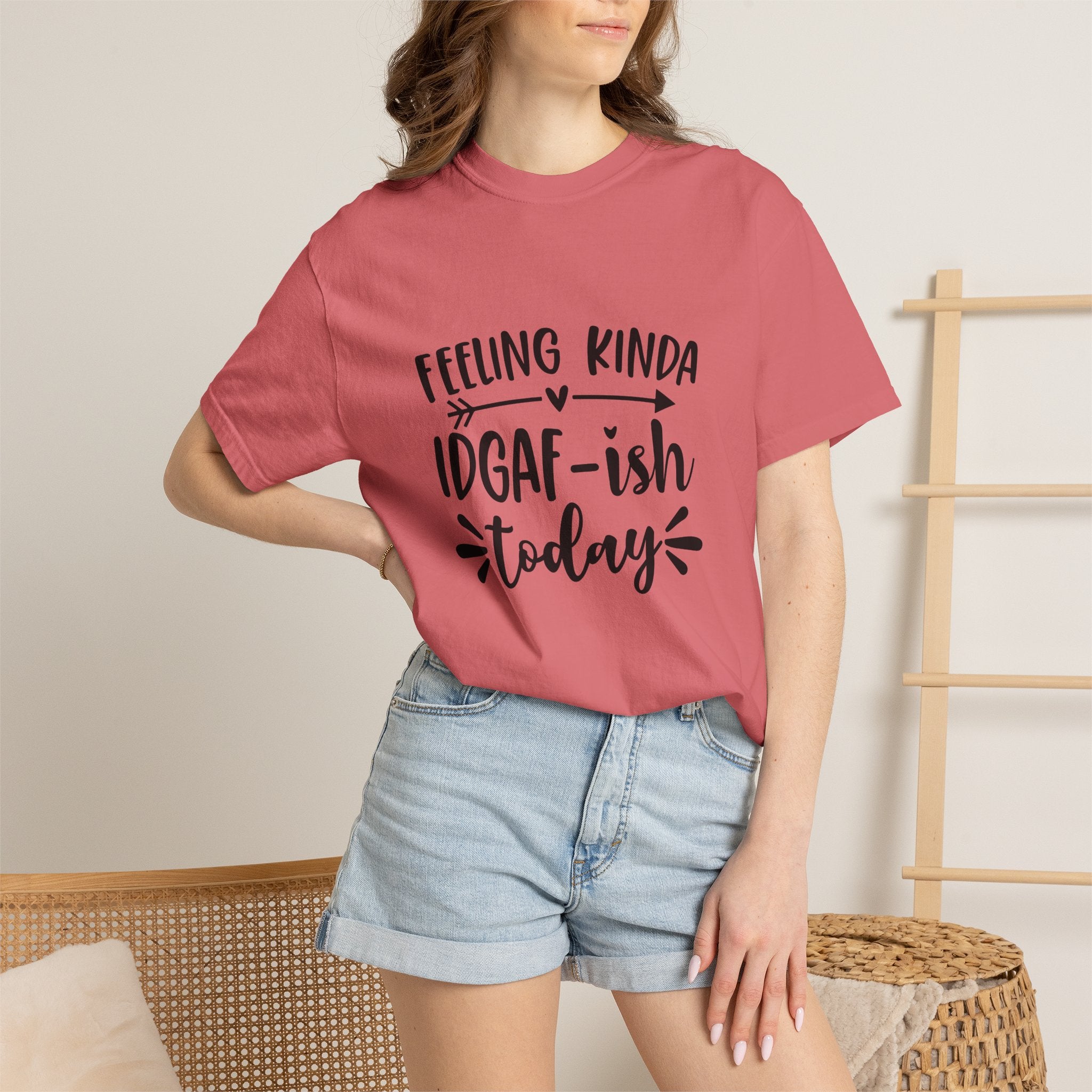 Graphic Tee — "Feeling Kinda IDGAF-ish Today" Casual Statement T-Shirt