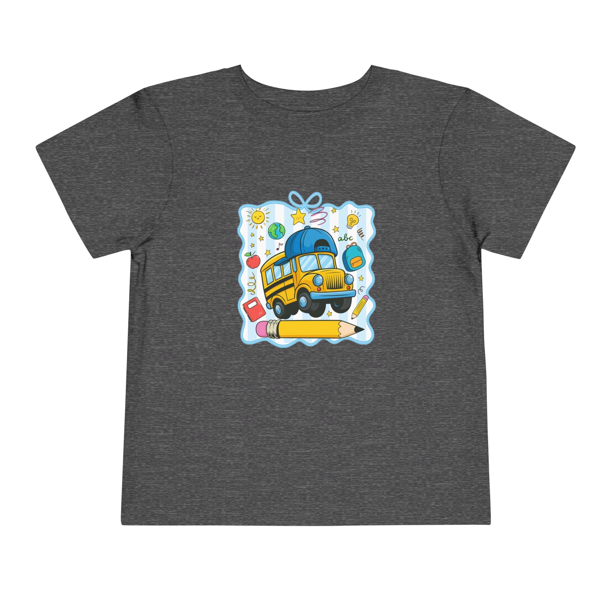 Toddler Tee — Cute School Bus Back to School Shirt for Kids