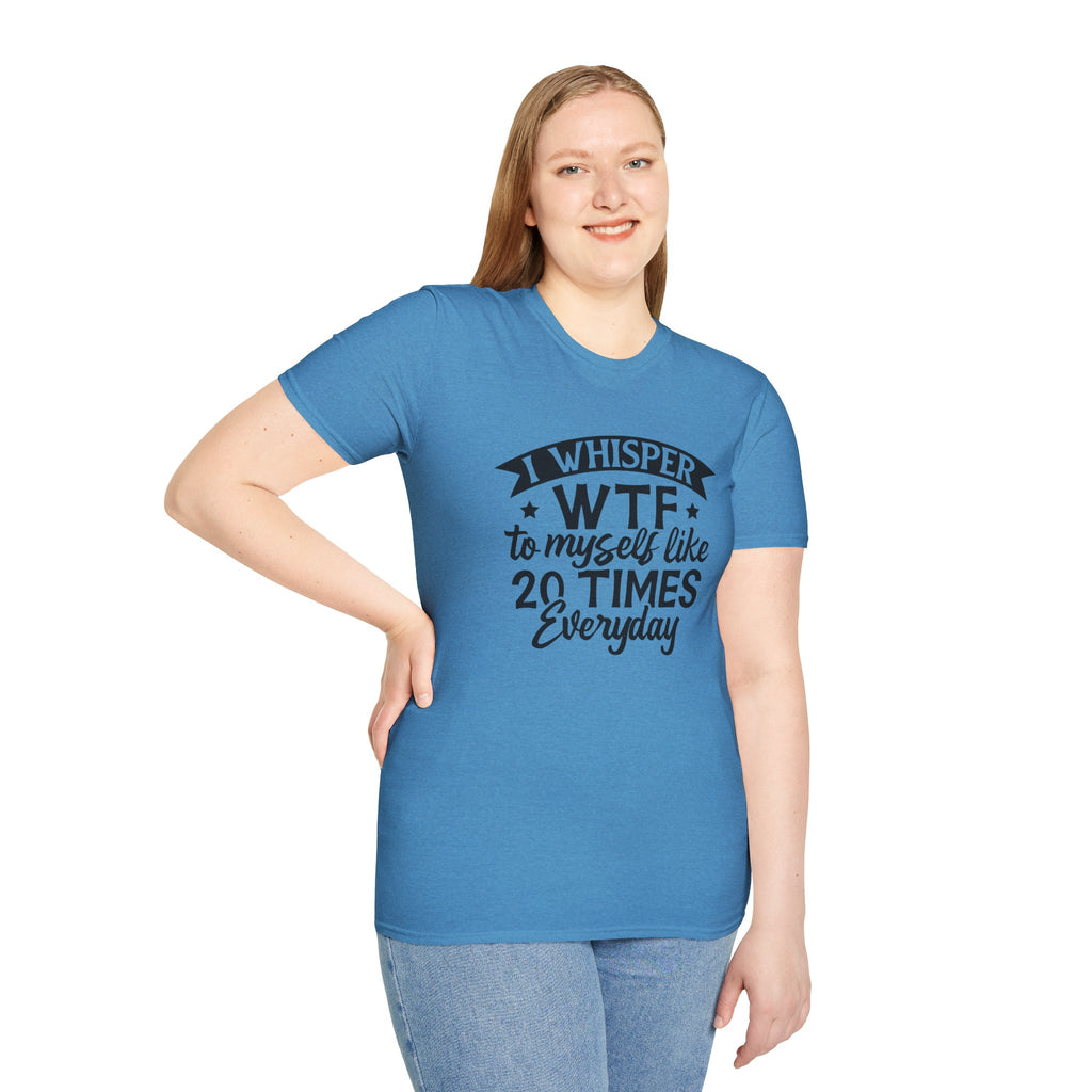 WTF To Myself T-Shirt — Funny Everyday Sarcastic Graphic Tee