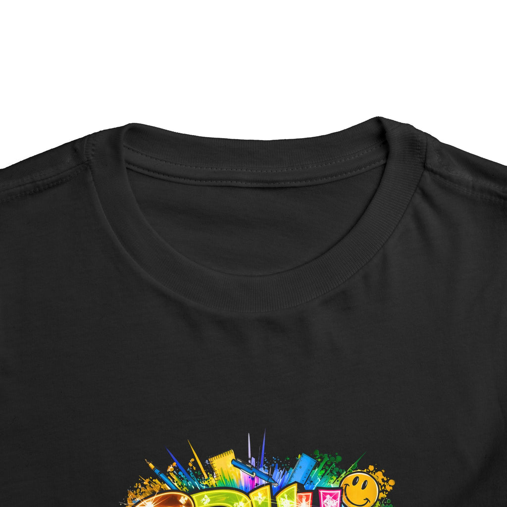 Toddler Tee — Colorful "Bruh We Are Back" Graphic Shirt