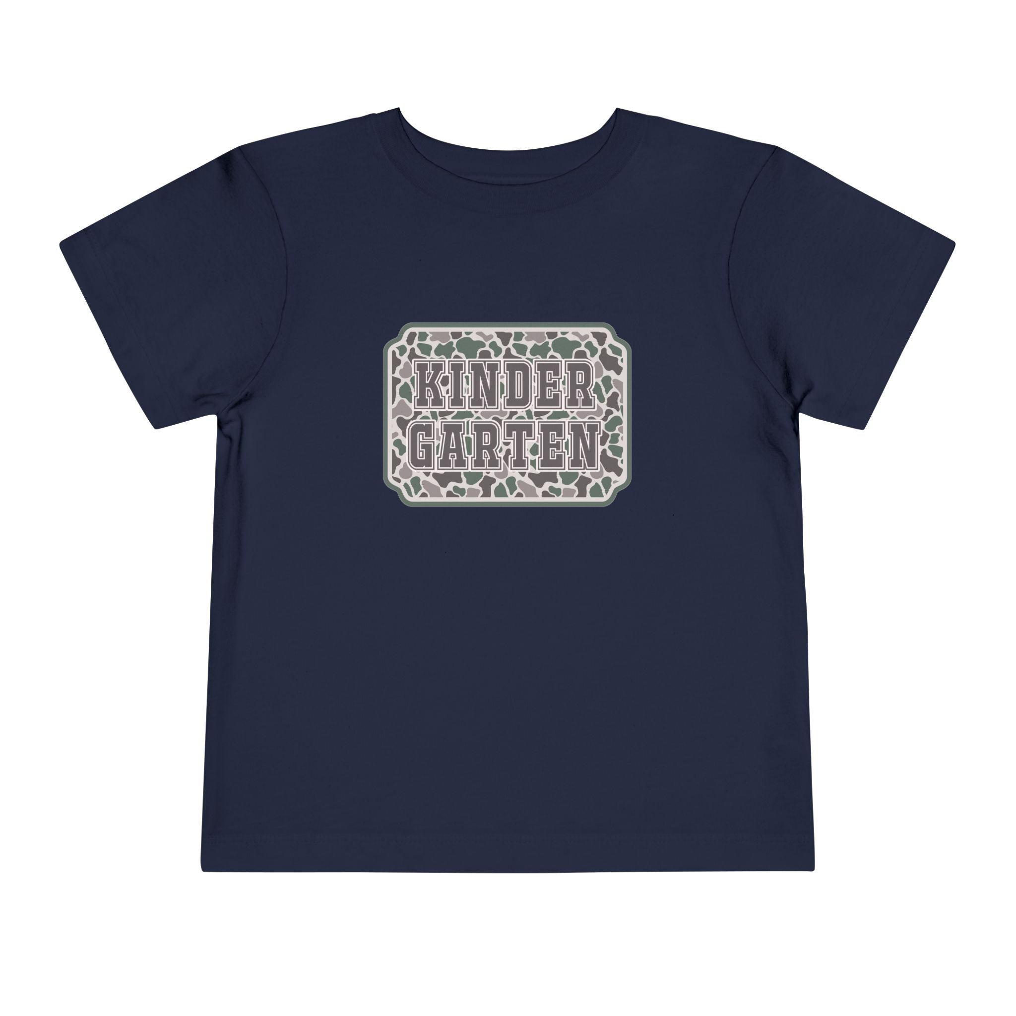 Kindergarten Toddler Tee — Floral Leopard Back to School Shirt
