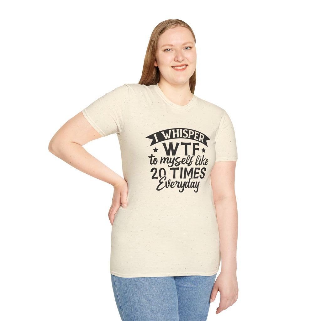 WTF To Myself T-Shirt — Funny Everyday Sarcastic Graphic Tee