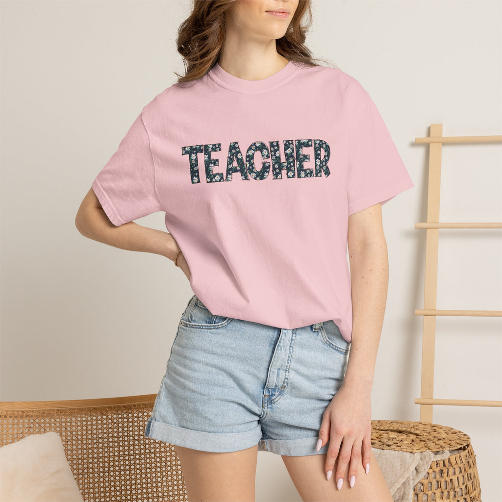Teacher Camouflage Print T-Shirt