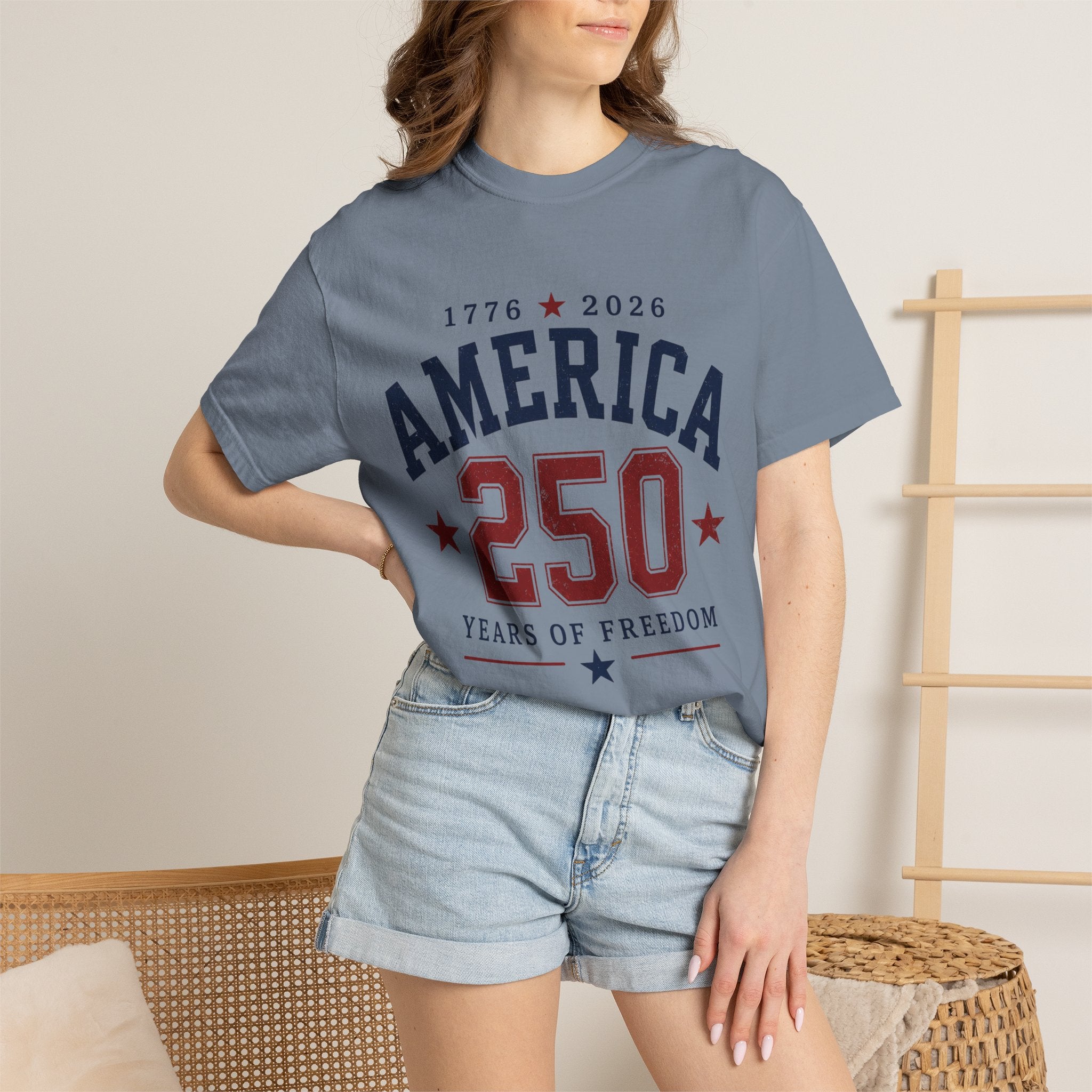 America 250 T-Shirt — 1776–2026 Years of Freedom Patriotic Tee