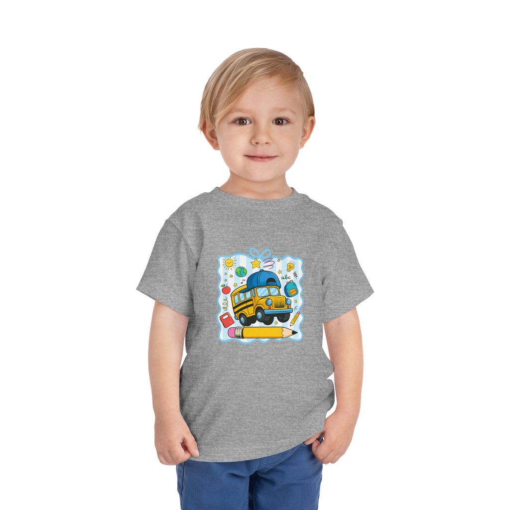 Toddler Tee — Cute School Bus Back to School Shirt for Kids