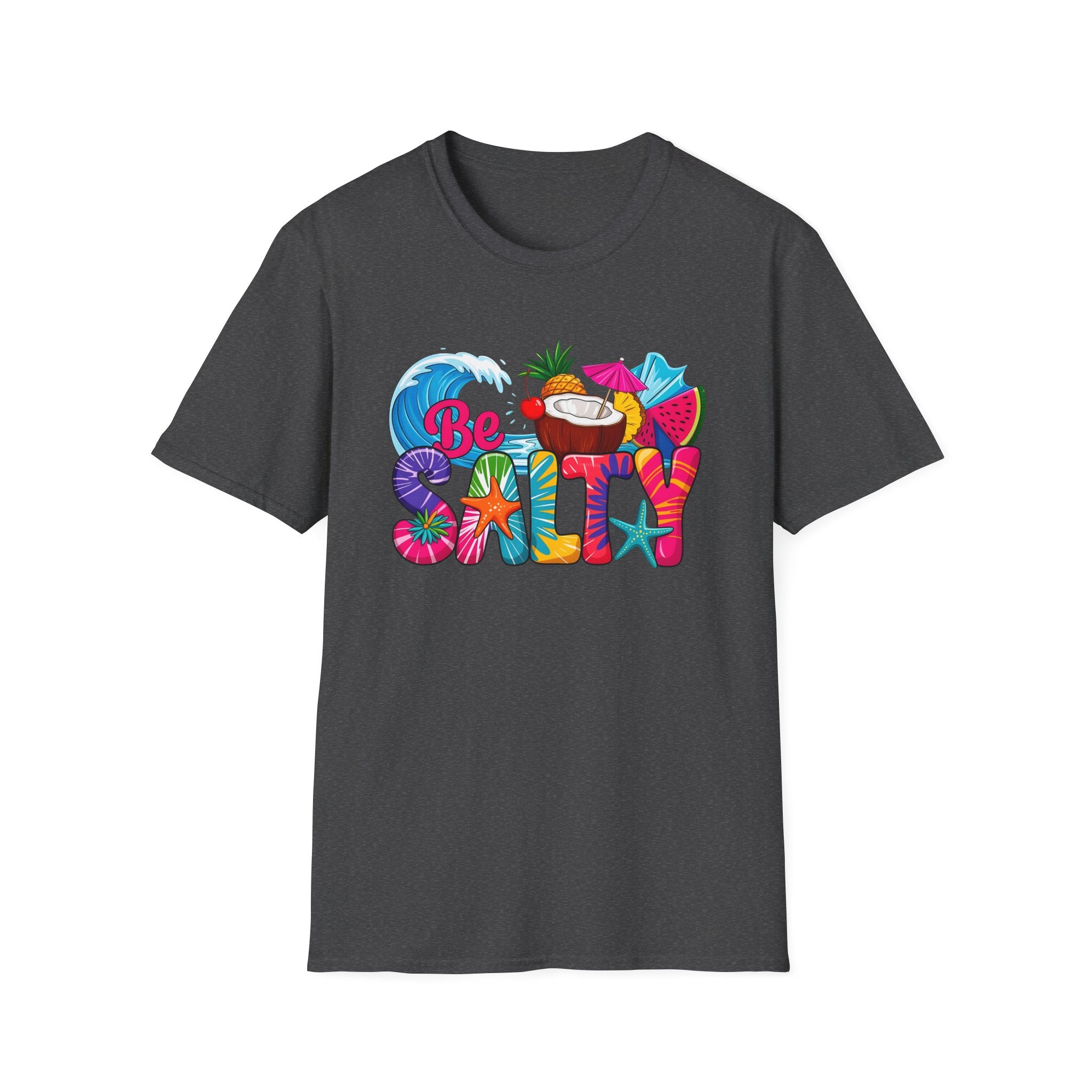 Be Salty Beach T-Shirt — Tropical Coconut & Surf Summer Tee