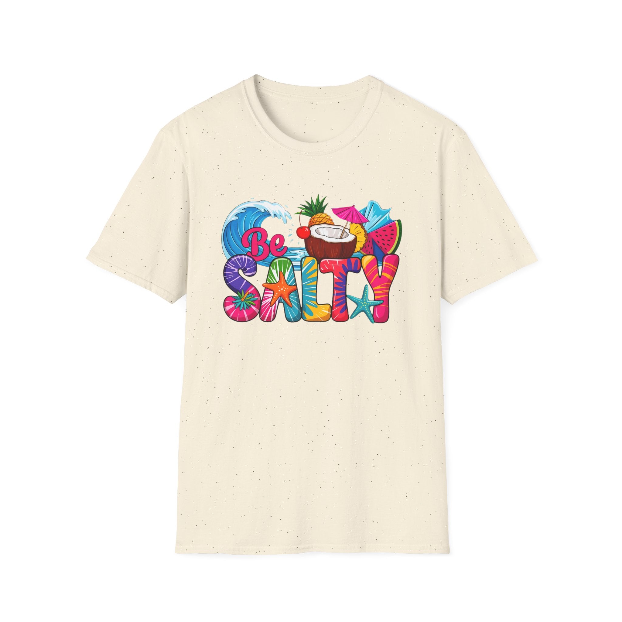 Be Salty Beach T-Shirt — Tropical Coconut & Surf Summer Tee