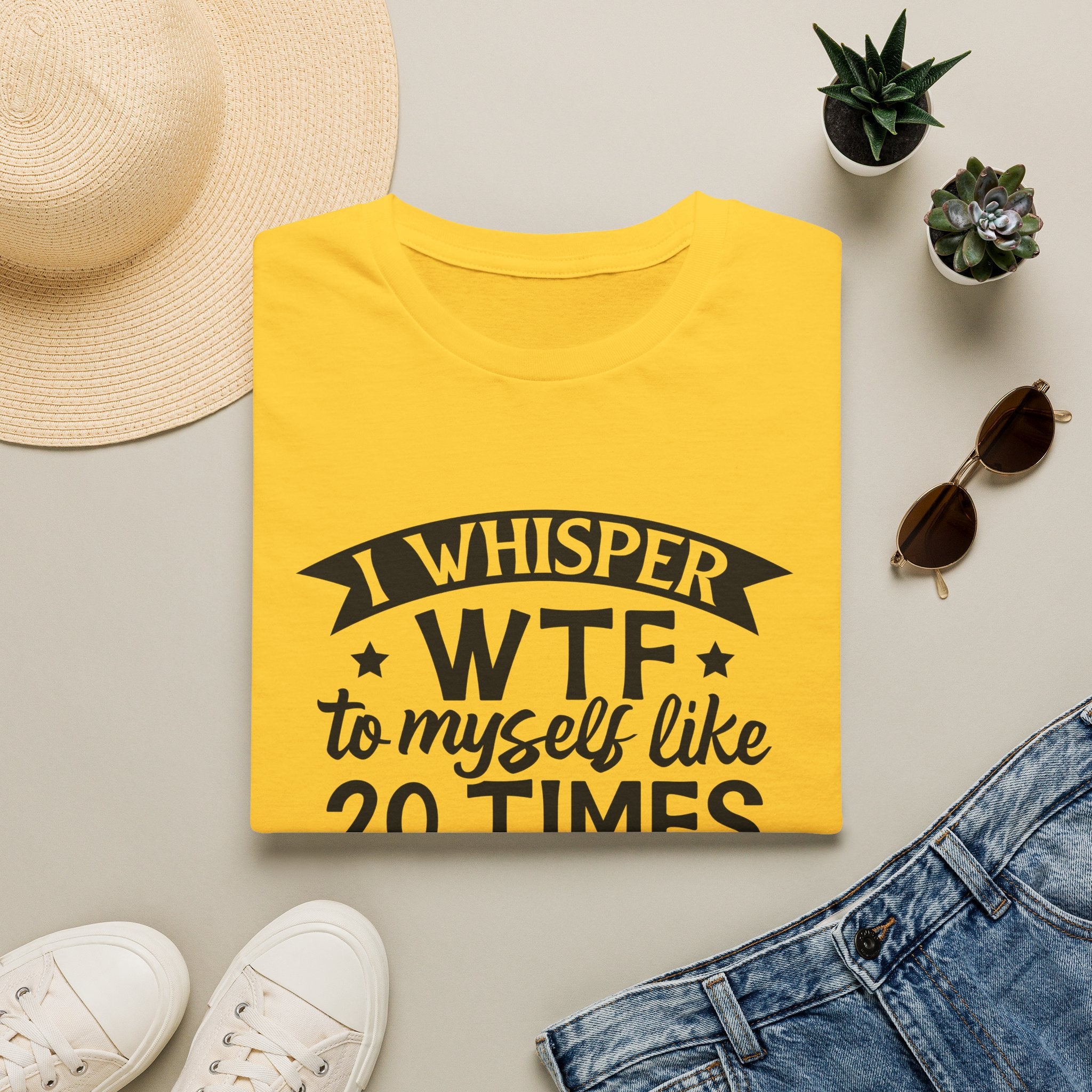 WTF To Myself T-Shirt — Funny Everyday Sarcastic Graphic Tee