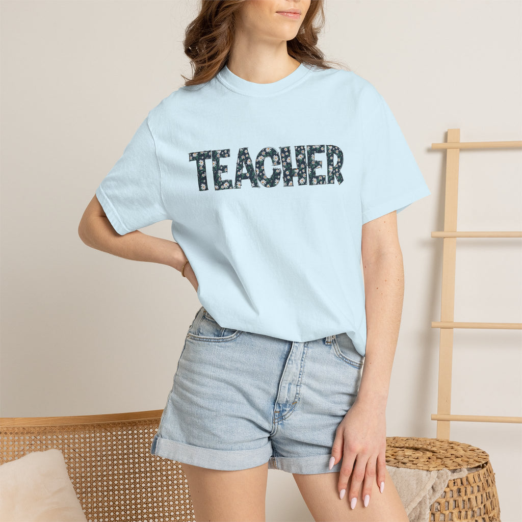 Teacher Camouflage Print T-Shirt
