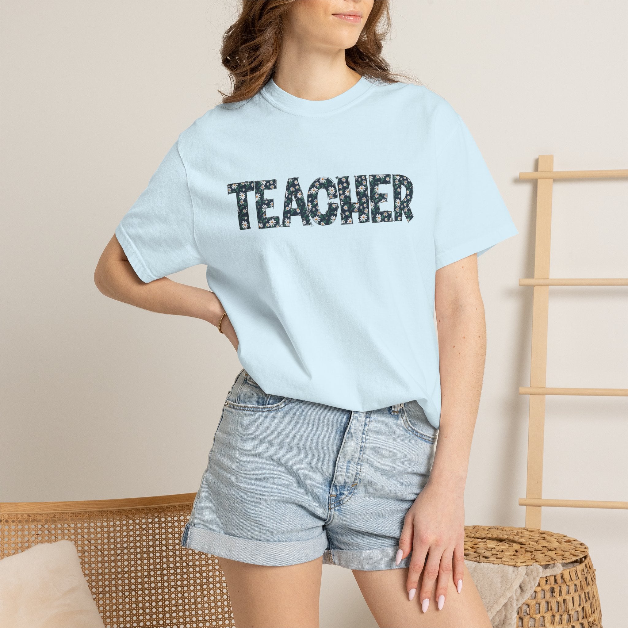 Teacher Camouflage Print T-Shirt