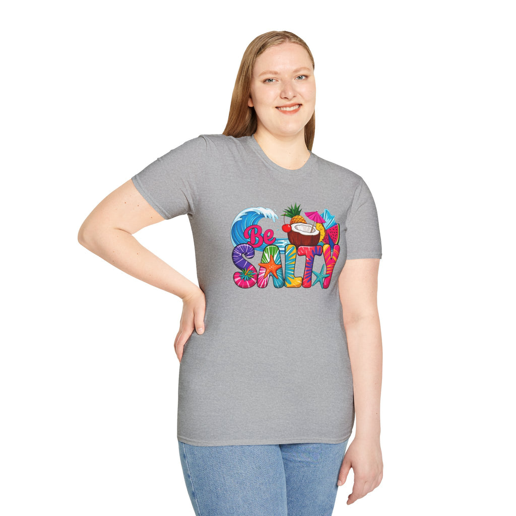 Be Salty Beach T-Shirt — Tropical Coconut & Surf Summer Tee