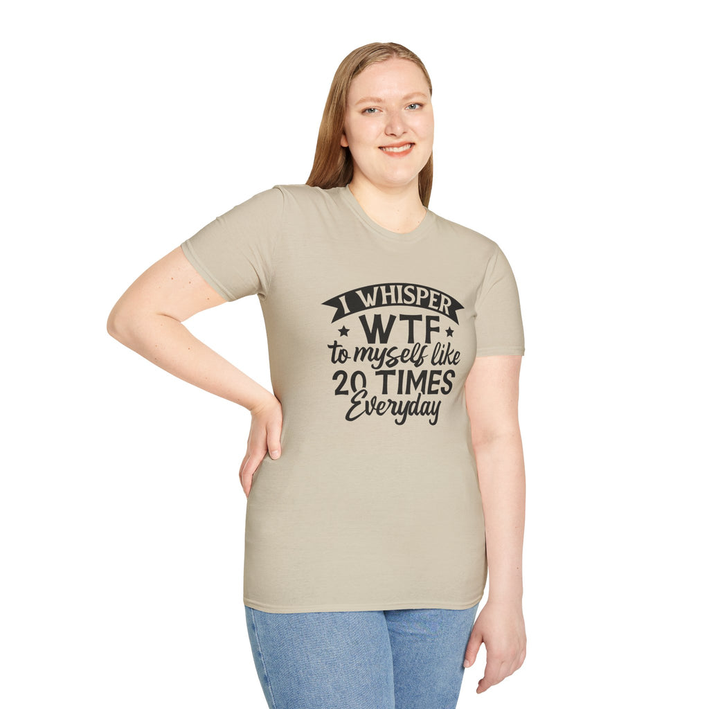 WTF To Myself T-Shirt — Funny Everyday Sarcastic Graphic Tee