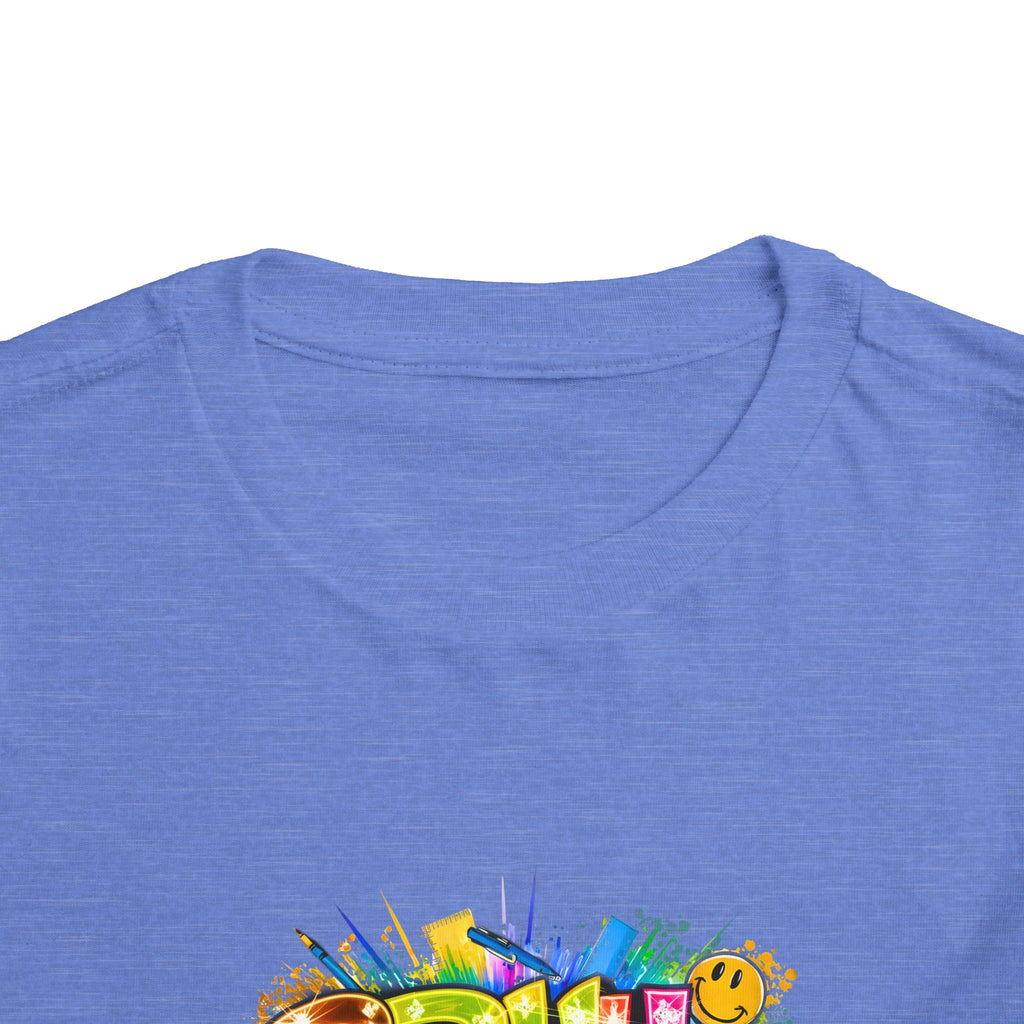Toddler Tee — Colorful "Bruh We Are Back" Graphic Shirt