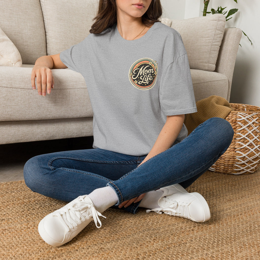 Mom Life T-Shirt — Retro Floral Mom Tee