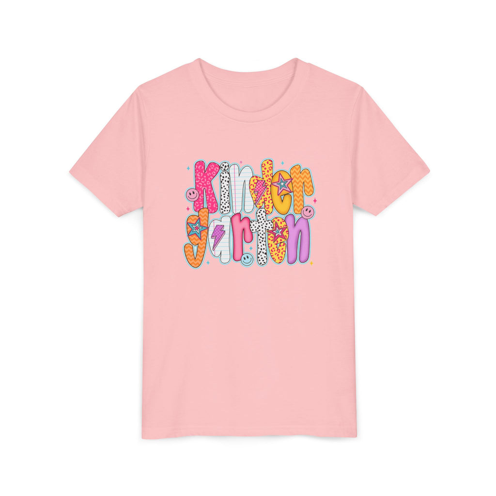 Youth Tee - "Kindergarten" Cute Retro Doodle Graphic