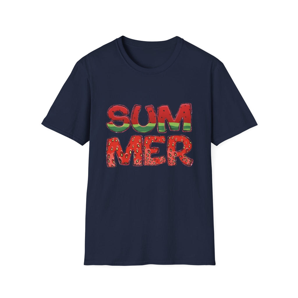 Summer Watermelon T-Shirt — Retro Fruity "SUMMER" Graphic Tee