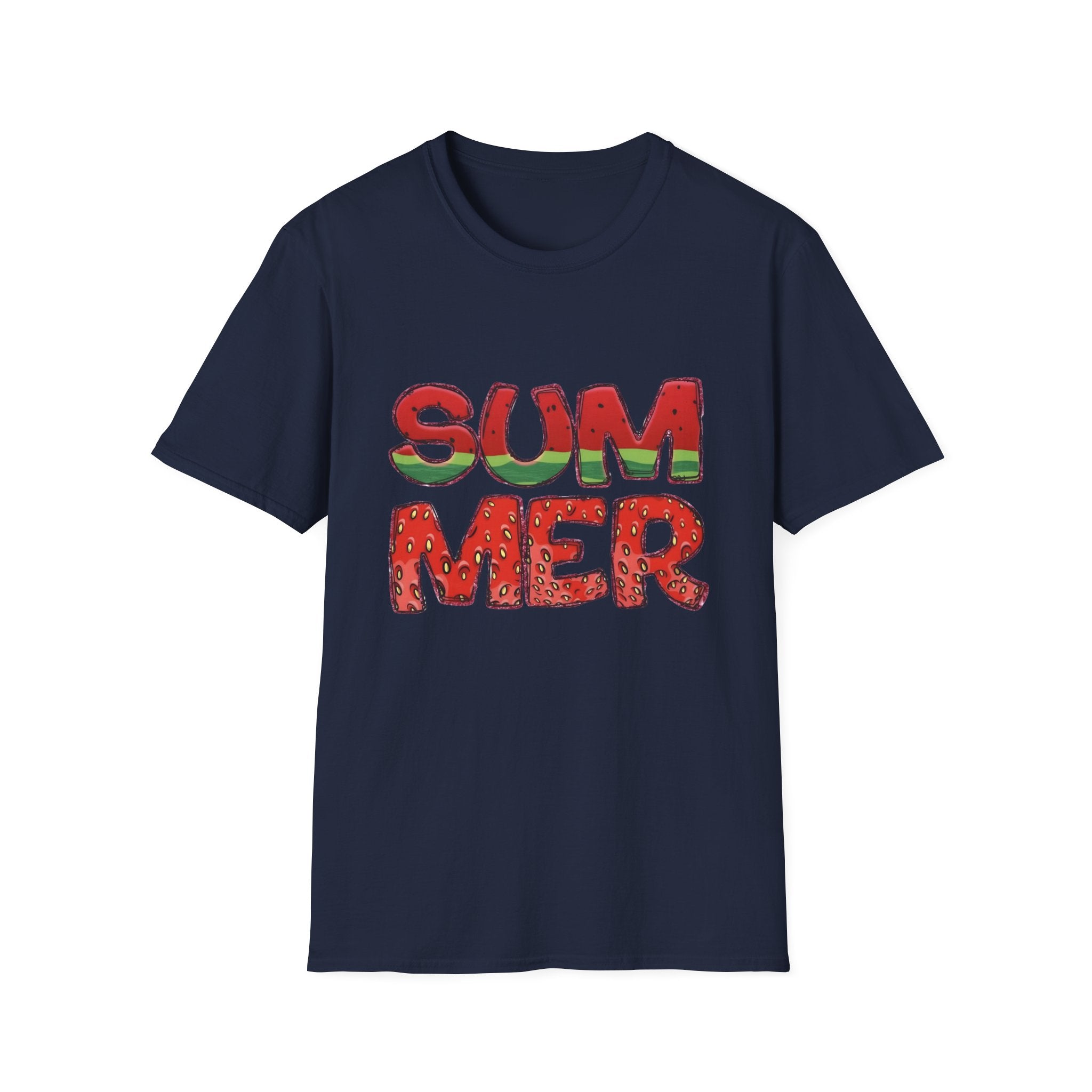 Summer Watermelon T-Shirt — Retro Fruity "SUMMER" Graphic Tee