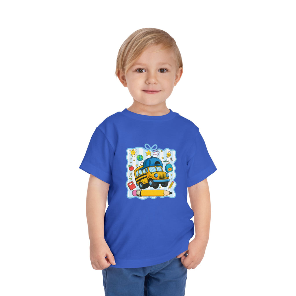 Toddler Tee — Cute School Bus Back to School Shirt for Kids