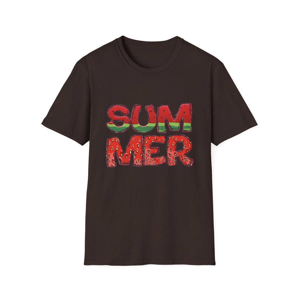 Summer Watermelon T-Shirt — Retro Fruity "SUMMER" Graphic Tee