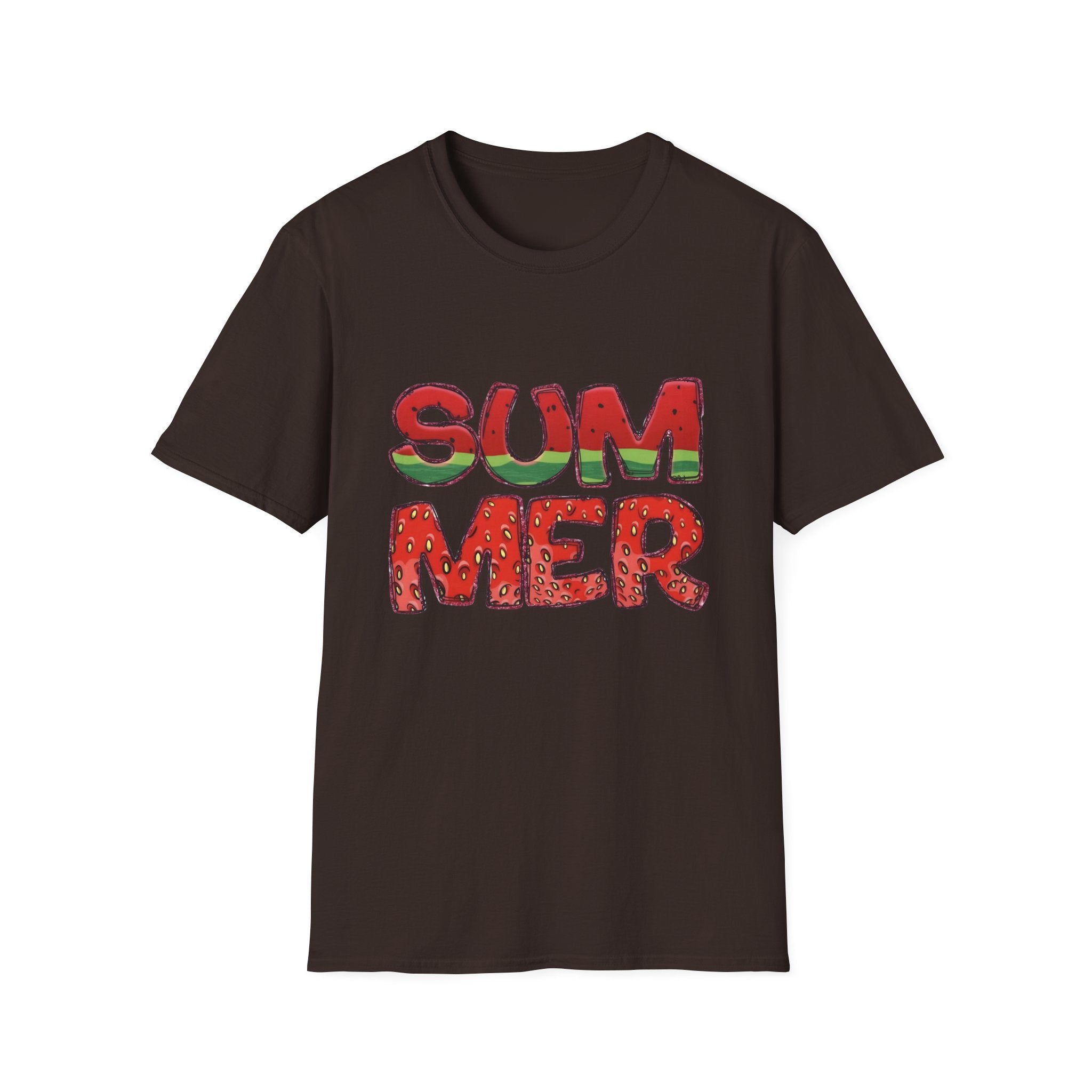 Summer Watermelon T-Shirt — Retro Fruity "SUMMER" Graphic Tee