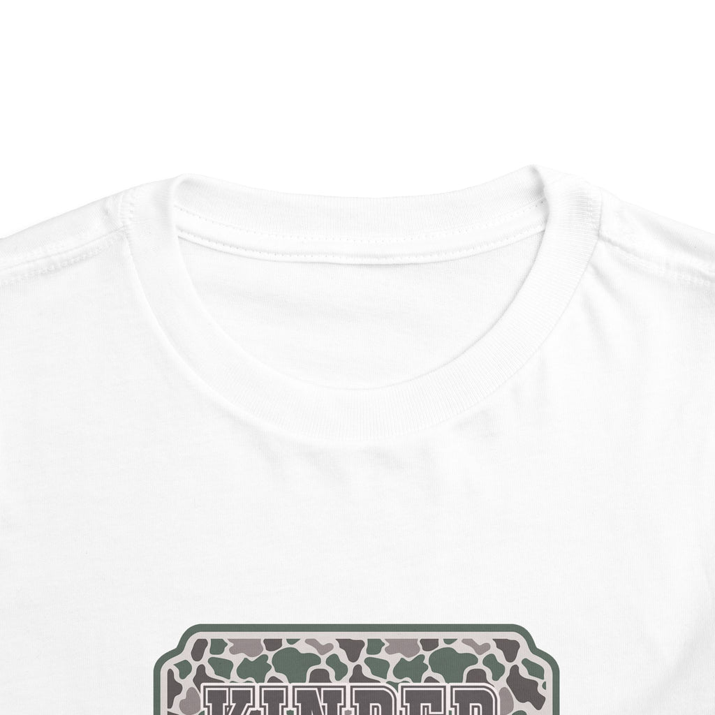 Kindergarten Toddler Tee — Floral Leopard Back to School Shirt