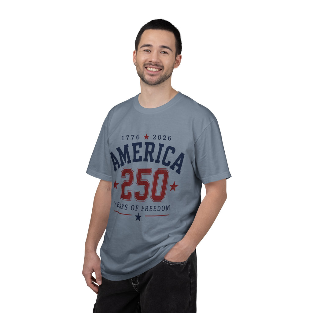 America 250 T-Shirt — 1776–2026 Years of Freedom Patriotic Tee
