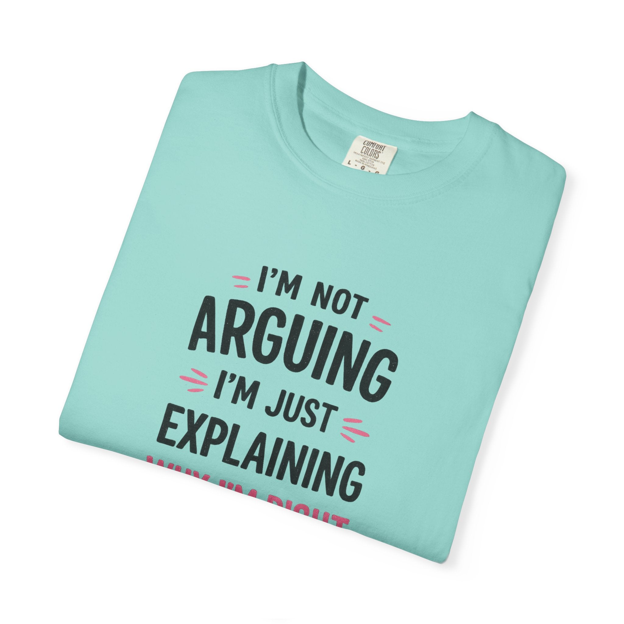 I'm Not Arguing I'm Just Explaining Why I'm Right T-Shirt