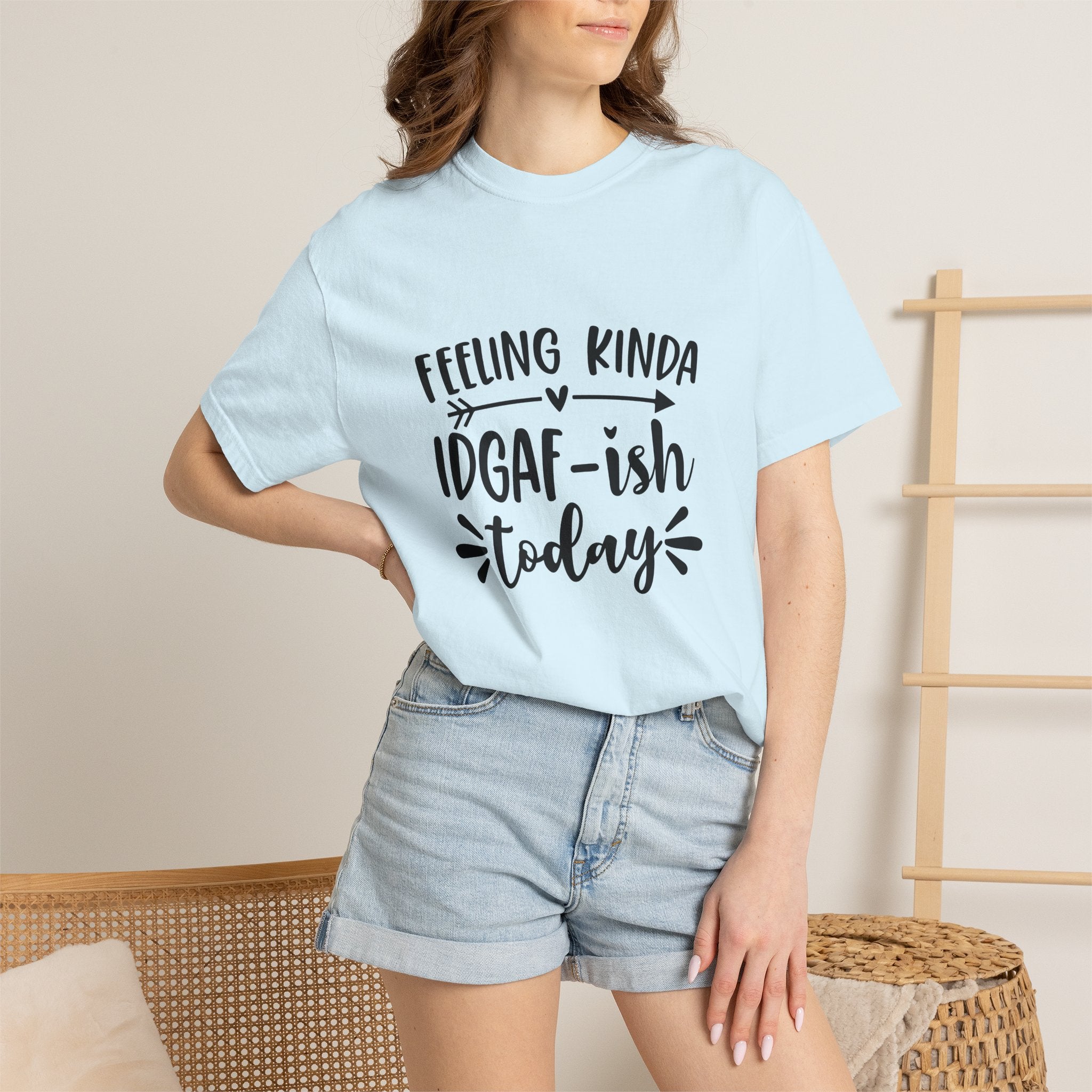 Graphic Tee — "Feeling Kinda IDGAF-ish Today" Casual Statement T-Shirt