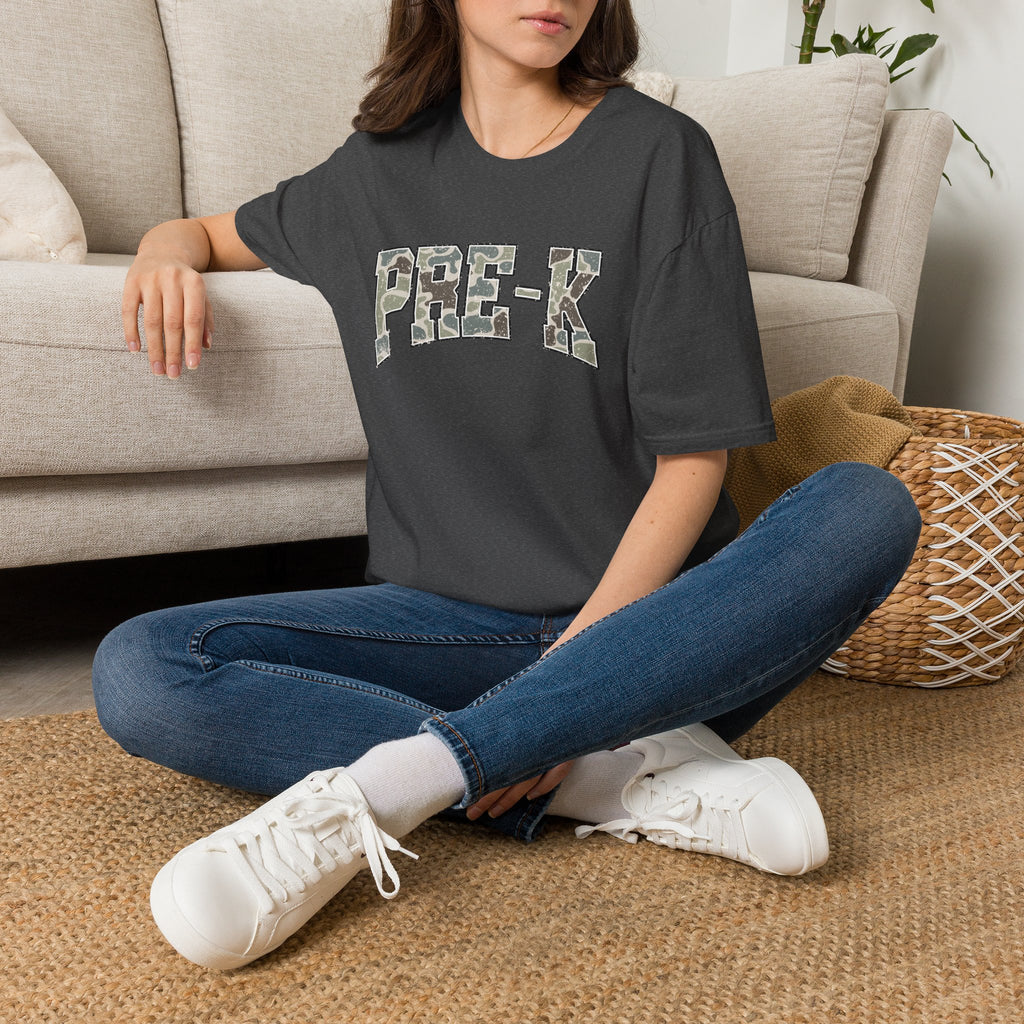 PRE-K Camo Kids T-Shirt — Military Style Preschool Shirt