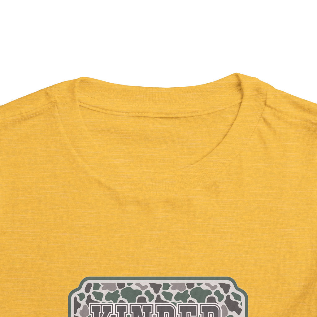 Kindergarten Toddler Tee — Floral Leopard Back to School Shirt