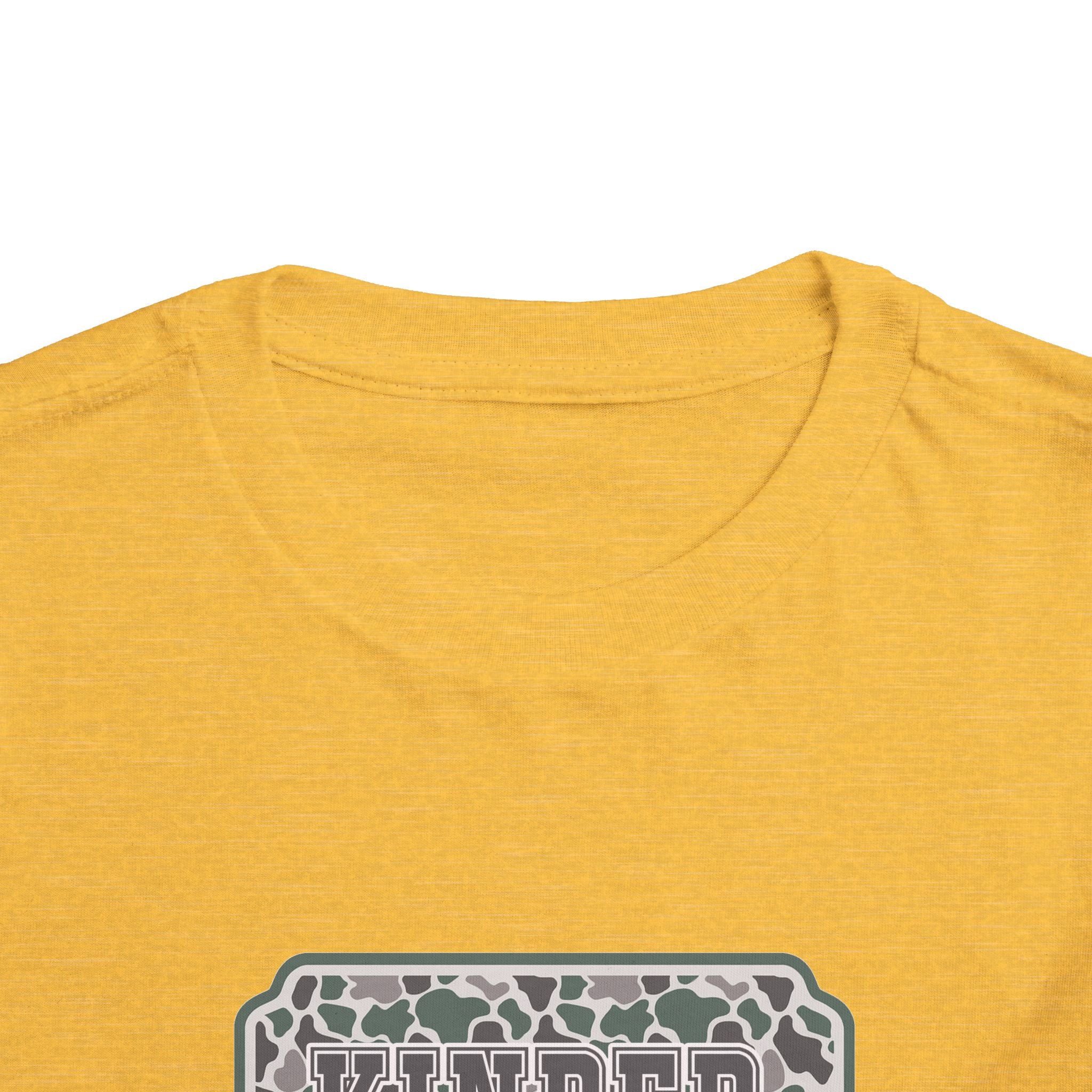 Kindergarten Toddler Tee — Floral Leopard Back to School Shirt