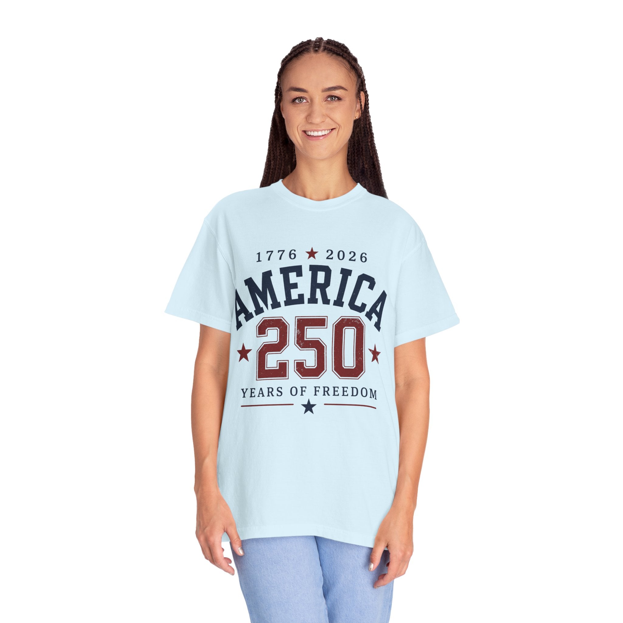 America 250 T-Shirt — 1776–2026 Years of Freedom Patriotic Tee