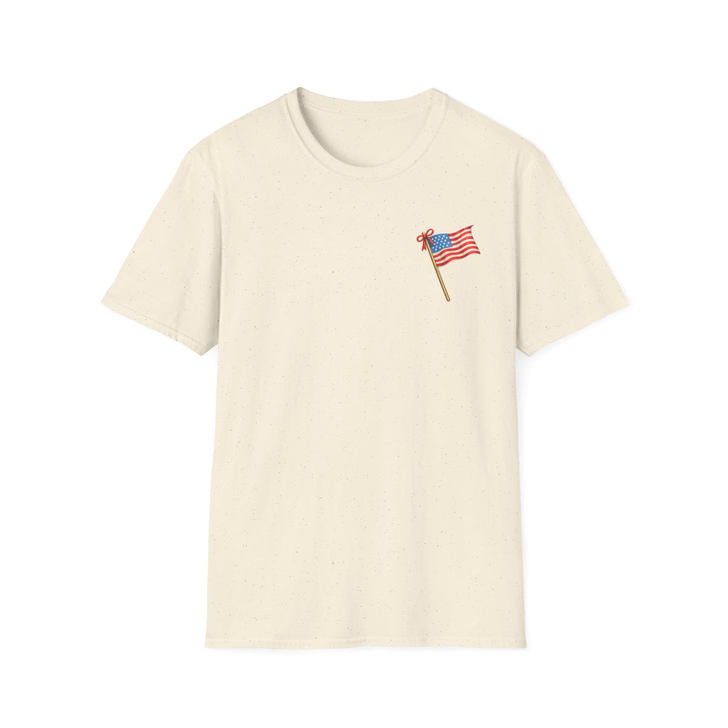 Pocket Flag T-Shirt — Small American Flag Chest Tee