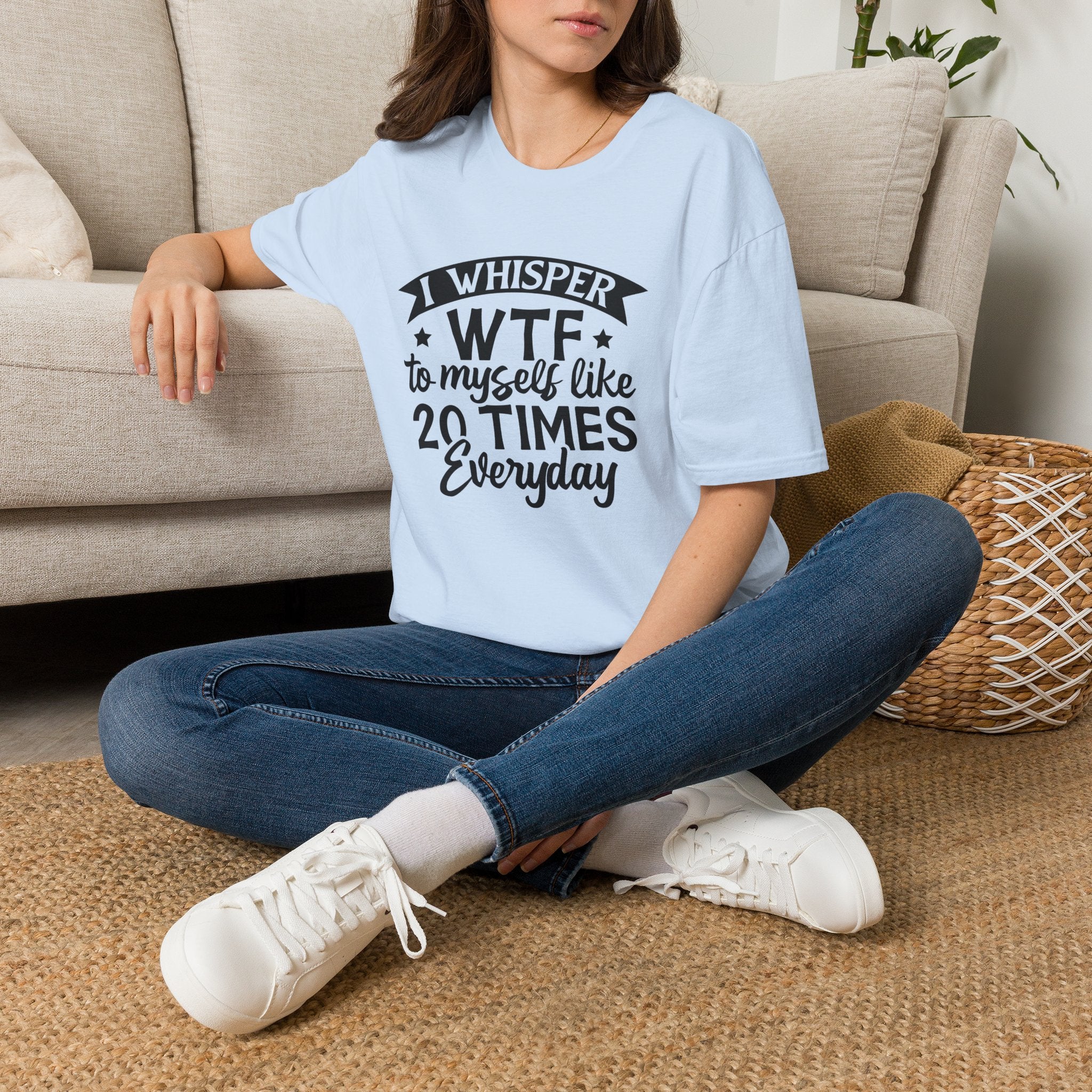 WTF To Myself T-Shirt — Funny Everyday Sarcastic Graphic Tee