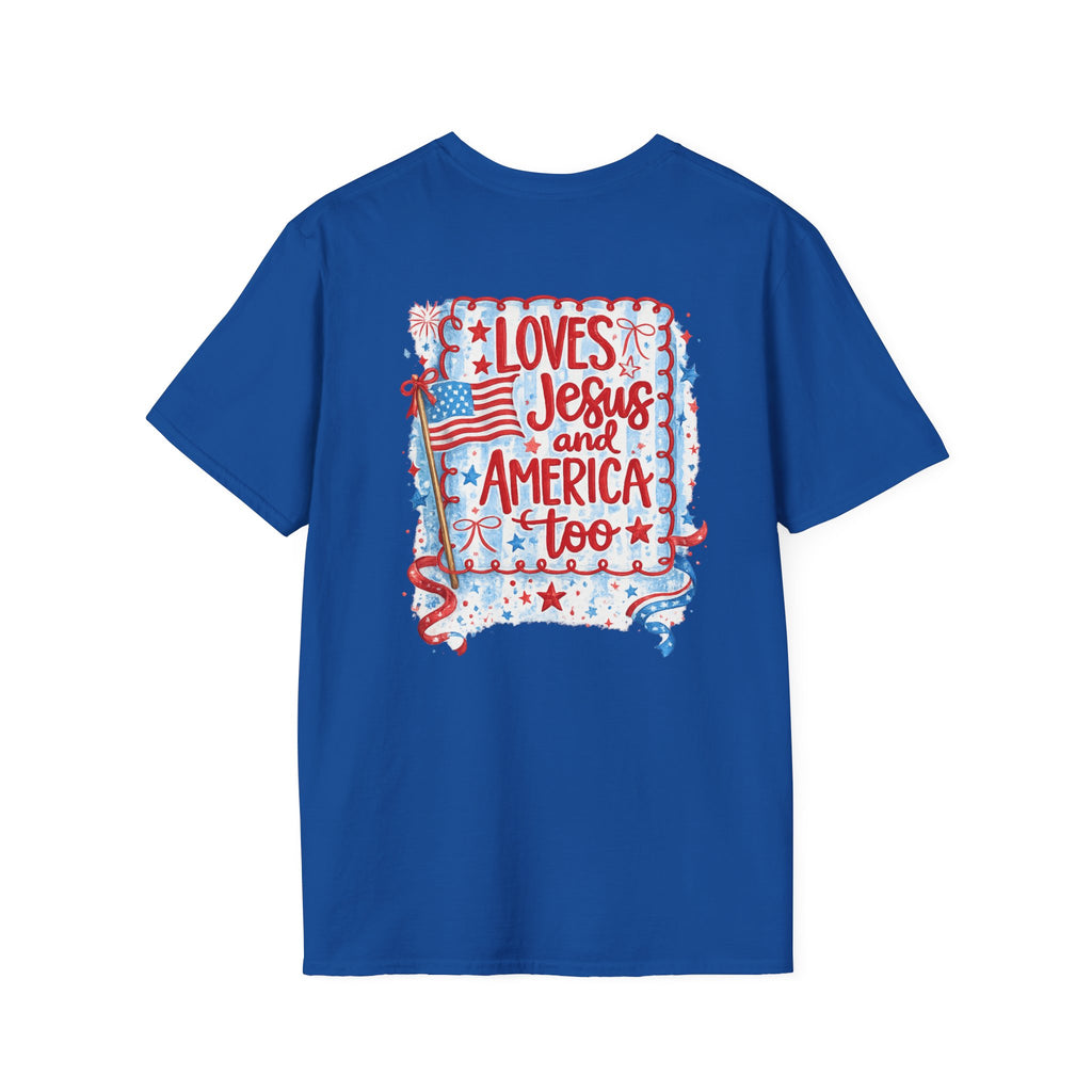 Pocket Flag T-Shirt — Small American Flag Chest Tee