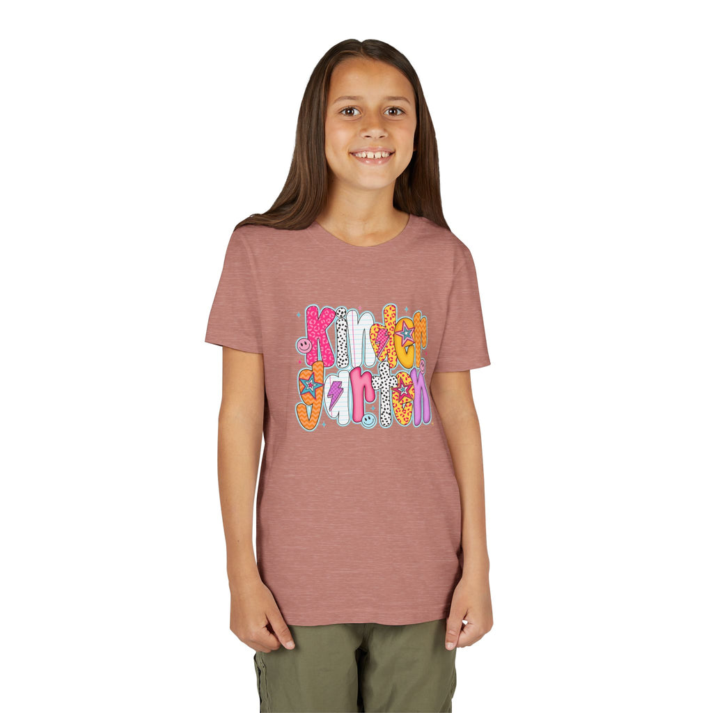 Youth Tee - "Kindergarten" Cute Retro Doodle Graphic
