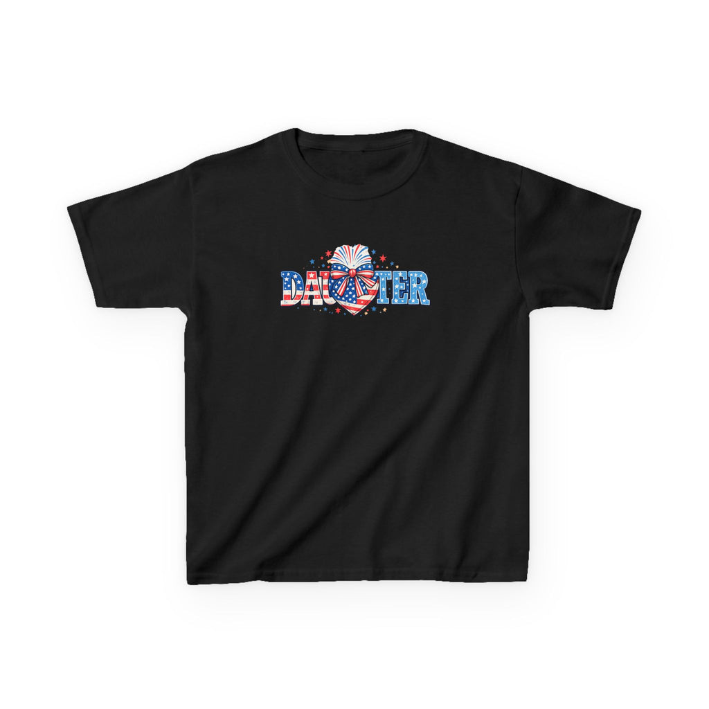 Kids "Daughter" Patriotic Fireworks T-Shirt — 4th of July Girls Tee