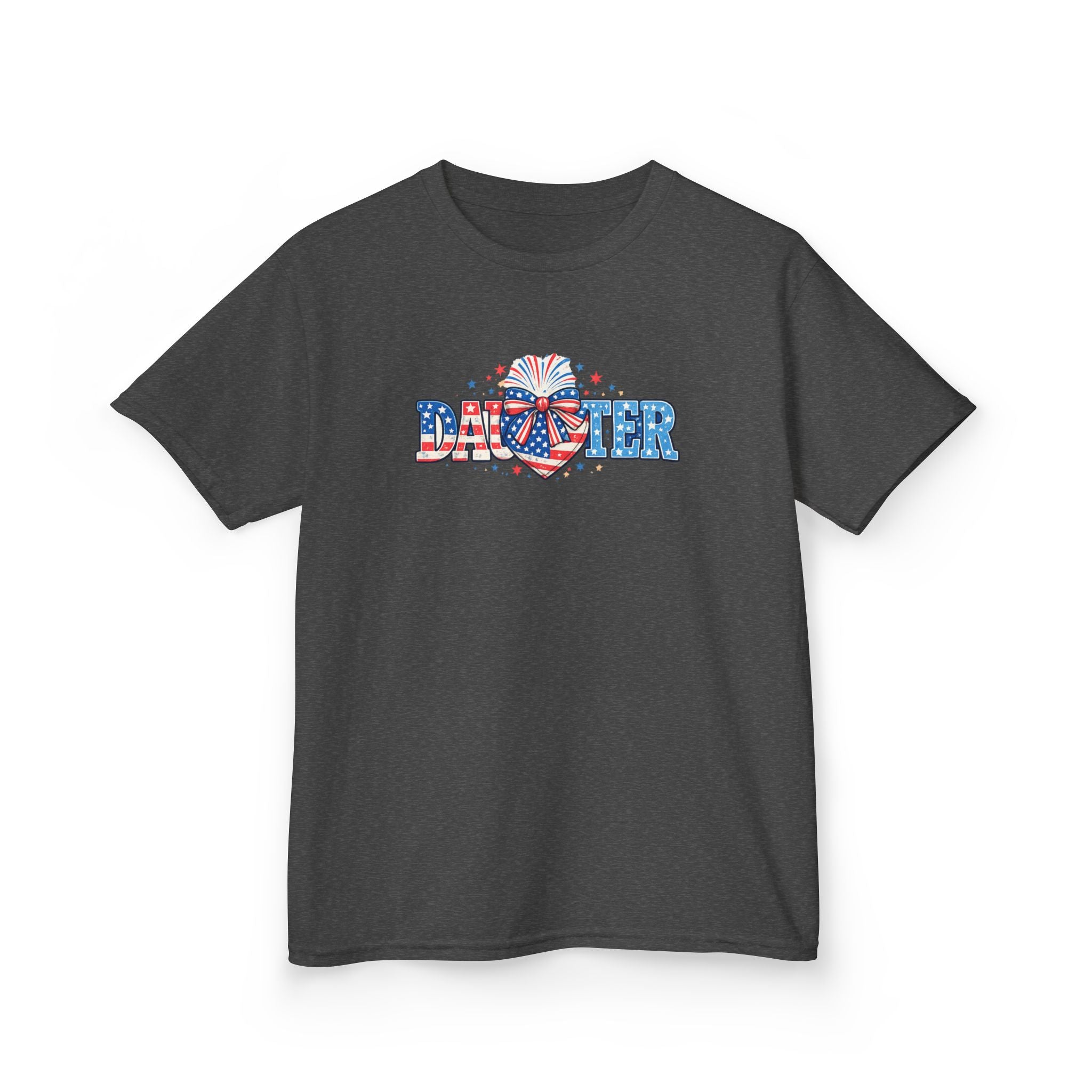 Kids "Daughter" Patriotic Fireworks T-Shirt — 4th of July Girls Tee